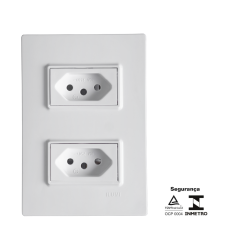 2 TOMADAS CJ 10A 250V SEP MNBLC I9