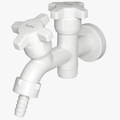 TORNEIRA TANQUE MAQUINA HYDRAMAX BRANCA